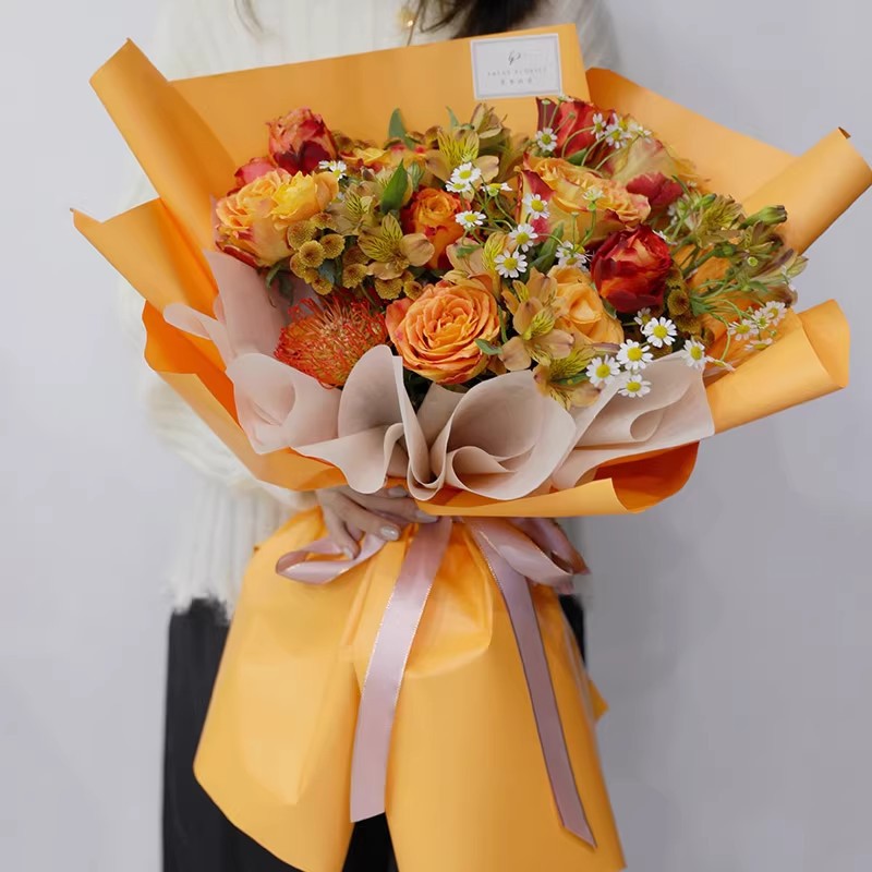Korean Style Solid Color Paper - огляд і ціна Florist Flower Supply