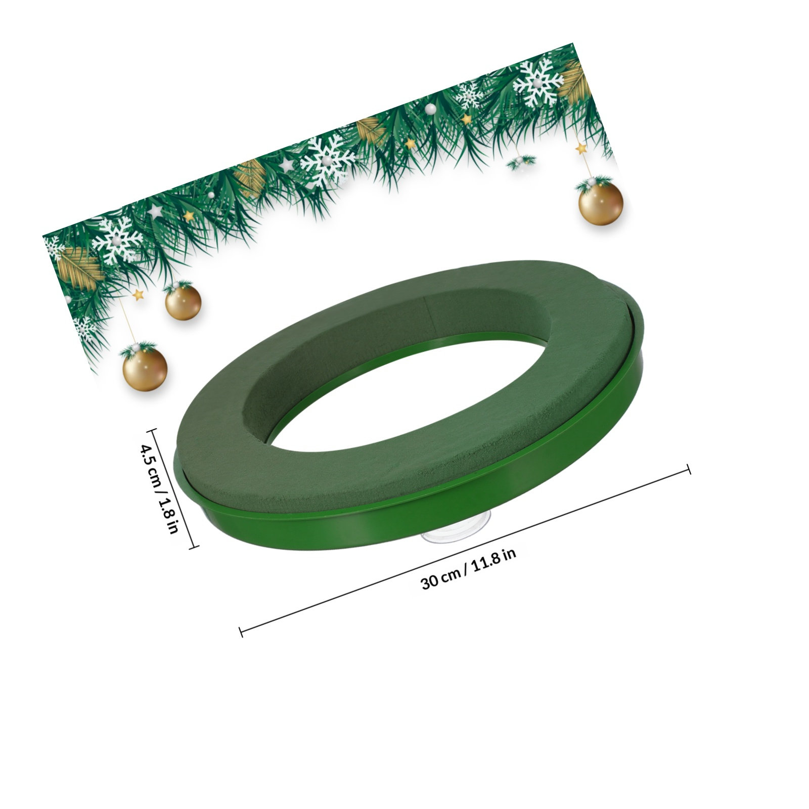 Small Flower Foam Ring Artific - огляд і ціна Florist Flower Supply
