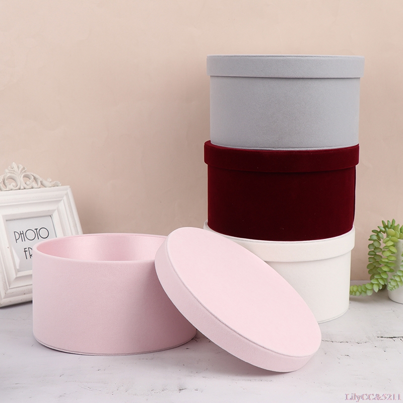 Velvet Round Flowers Box Gift  - огляд і ціна Florist Flower Supply