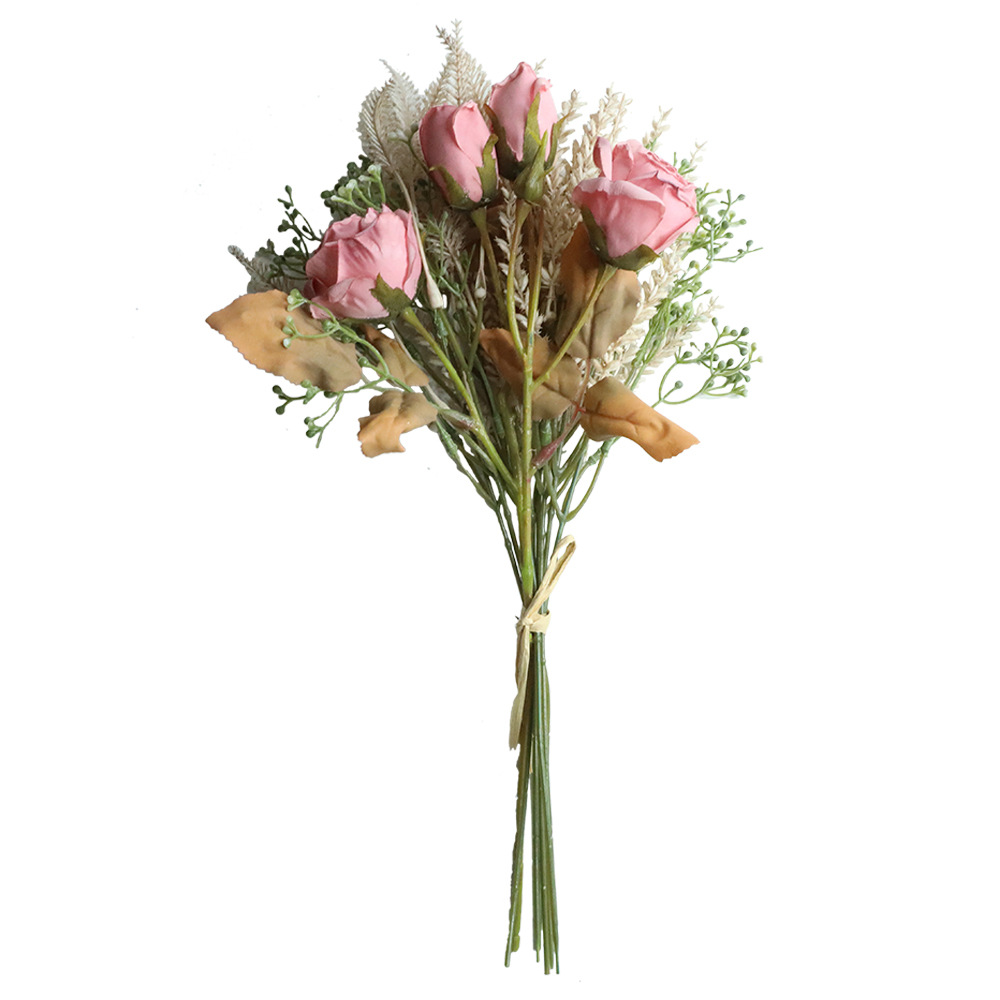 40cm Pink Artificial Flower Fo - огляд і ціна Dried Flower Bunch