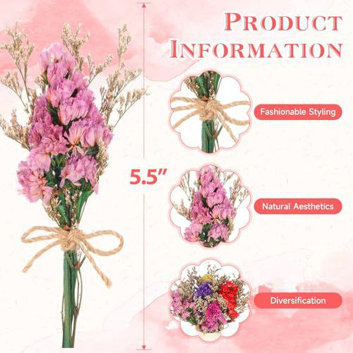 Mini Dried Flower Bouquet Natu - огляд і ціна Dried Flower Bunch